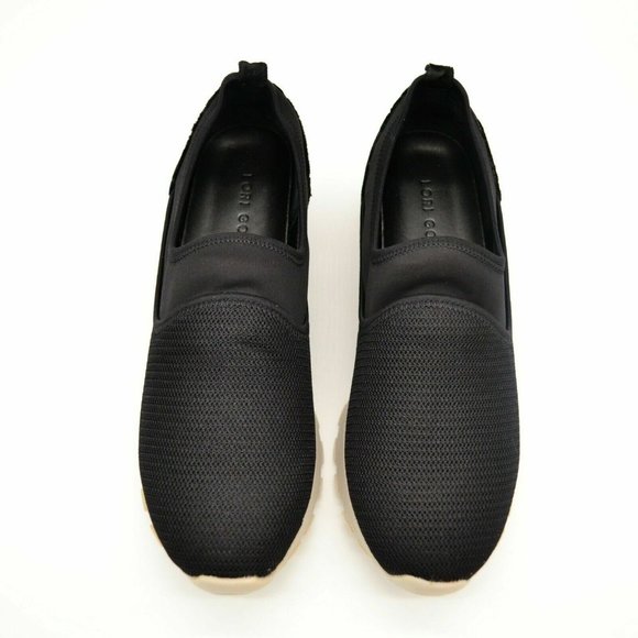 Lori Goldstein Women Posy Slip On Sneaker Sz 7M‎ Black Mesh Cushioned Insole NEW - Picture 4 of 7
